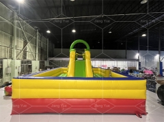 New Style Inflatable Sport Game Climbing Wall With Slide