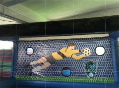 0.55mm PVC Tarpaulin Inflatable Soccer Goal Set for Football Kick Shooting Game & Penalty Shootout
