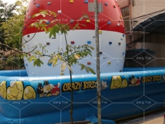 Factory Direct Sale Good Quality Angry Birds Inflatable Climbing Wall