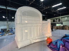 Bounce House Commercial Luxury White Wedding Bouncer Jumping Inflatable Castle With Slide