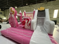 Pink Bounce House Inflatable Toys Outdoor Bouncer Kids Inflatable Bouncer Jumping Castle for Sale