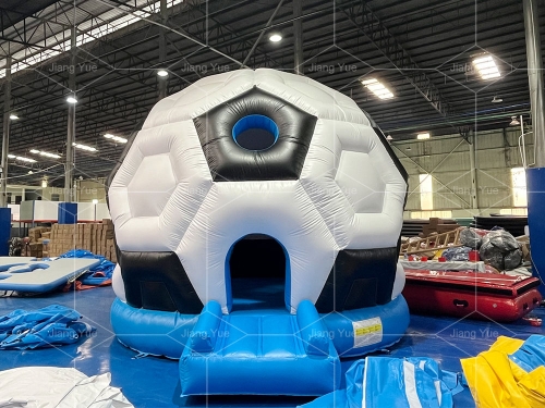 Soccer Shape Jumping Castle Kids Party Commercial Grade Inflatable Bouncer Football Bouncy Castle Jumper