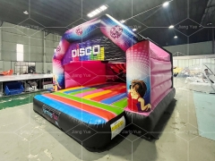 Dance Party Bounce House Dome Disco Inflatable Jumper Tent Bouncy Castles for Kids