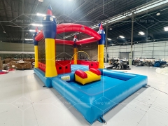 7x4.5x4m Kids Bounce Castle With Swimming Pool