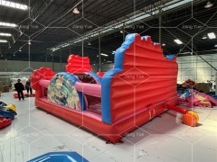 6x6m Hello Kitty Inflatable Bounce House Slide Combo
