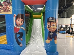Paw Patrols Dog Combo Commercial Bounce House Combo Slide