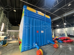 Factory Price Bounce Slide Game Party Minions Inflatable Double Dry Slide for Kids