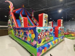 Playground Clown Jumping Castle Inflatable Bouncy Castle with Slide Inflatable Slide