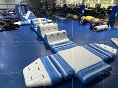 Custom Inflatable Floating Sea Lake Pool Water Park Obstacle Course Water Play Sports Entertainment Aqua Parks