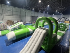 Mobile Land Floating Water Park Pool Inflatable Water Park Equipment Games Aqua Park for Lake