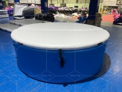 Custom Size Swimming Pool Inflatable Drop Stitch Pool With Stock Tank Pool Cover