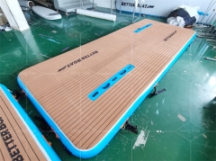 Leisure Land Inflatable Swim Island Floating Raft Inflatable foil Water Jet Ski Dock Floats Platform