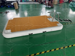 Hot Sales Inflatable Floating Dock Water Platform Yacht Drop Stitch Dock for Sea Water Sports