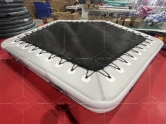 Customized Color Wood Round Water Hammock Raft For Lakes And Parties