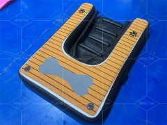 Inflatable Pup Plank Dog Ramp Dock Customized Size Mesh Bottom Floating Ladder Inflatable Water Ramp For Dogs