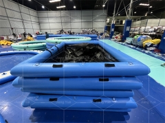 Portable PVC Tube Inflatable Anti-Jellyfish Swimming Pool Yacht Inflatable Sea Pool with Net