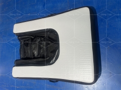 Inflatable Pup Plank Dog Ramp Dock Customized Size Mesh Bottom Floating Ladder Inflatable Water Ramp For Dogs