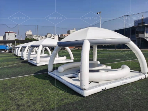 Marina Inflatable Floating Platform Aqua Banas for Yachts and Bathing