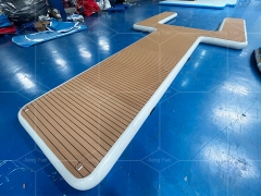 Factory Direct Price Inflatable Floating Platform Y Shape Dock for Yacht and Motorboats