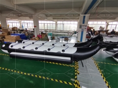 Heavy Duty PVC 6 Rider Inflatable Banana Tube Boat