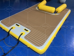 Heavy Duty PVC Inflatable Dock Floating Platform for Swimming Boating and Water Sports