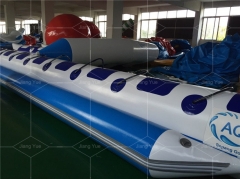 Airtight 8 Persons Inflatable Bananas Boat on Water