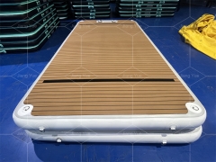 4x2m Inflatable Floating Water Lake Comfortable Island Dock Aqua Party Platform