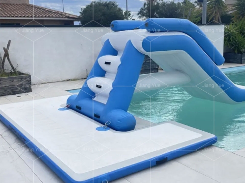 New Design PVC Water Inflatable Slide SUP Board Foldable Platform Paddle for Home School Outdoor Aquatic