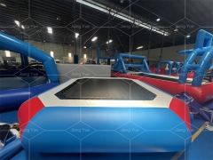 Cheap CE Certified PVC Material Inflatable Water Trampoline Floating Trampoline for Sea Lake