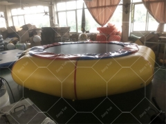 Outdoor Water Amusement Park Inflatable Bouncy Bed Water Inflatable Trampoline