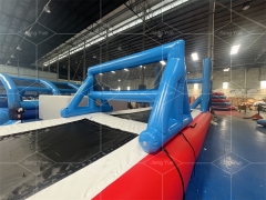 0.9mm PVC Inflatable Water Beach Volleyball Trampoline Field for Sale