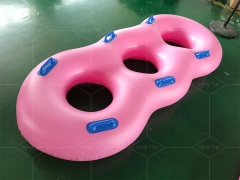 Custom Durable PVC Three Person Inflatable Water Park Slide Tube River Tube Raft Lazy River Water Equipment
