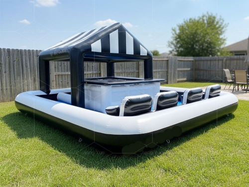 Black Inflatable Pool Bar