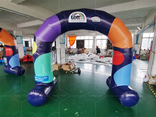 Colordul Inflatable Start Finish Line