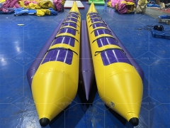 Hot Sale Water Sports Inflatable Bananas Boat 14 Seats
