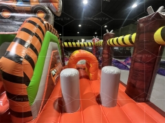 Inflatable Castle Combo Water Slide With Pool