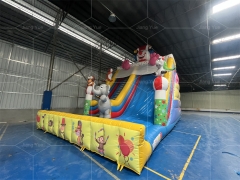 Commercial Clown Inflatable Slide for Outdoor