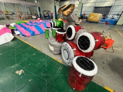 Inflatable Interactive Game Battle Light Beats Drum Set with Ips System