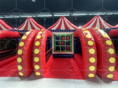 Hot Sale Commercial Sports Game 6 in 1 Challenge Carnival Booth Inflatable Carnival Games for Events